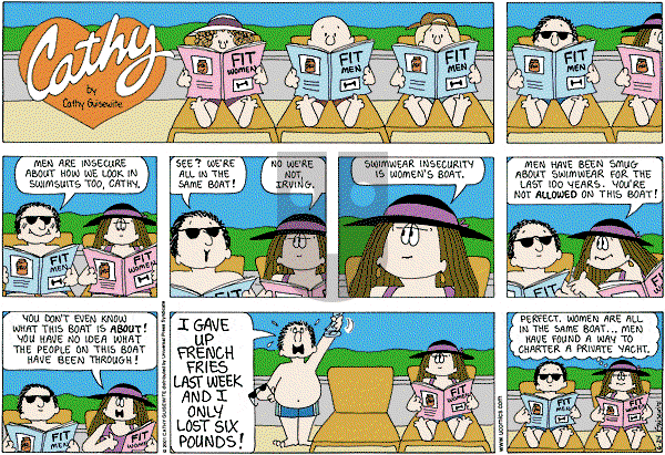Cathy Classics - Sunday June 24, 2012 Comic Strip