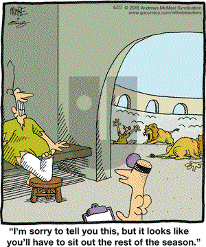 In the Bleachers on Wednesday June 27, 2018 Comic Strip