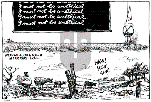 Pat Oliphant on Monday January 20, 1997 Comic Strip
