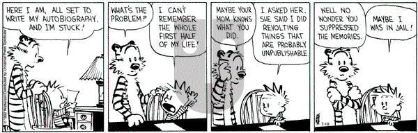 Calvin and Hobbes on Friday July 10, 1992 Comic Strip