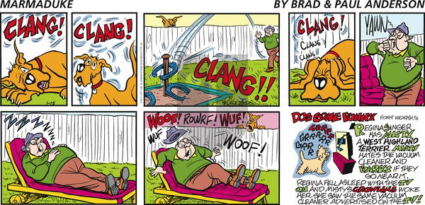 Marmaduke on Sunday January 15, 2017 Comic Strip