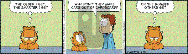 Garfield on Wednesday June 13, 2018 Comic Strip