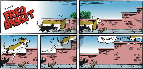 Fred Basset on Sunday March 4, 2018 Comic Strip
