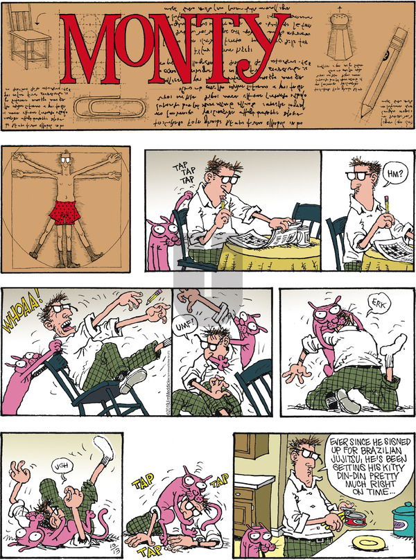 Monty on Sunday October 13, 2019 Comic Strip