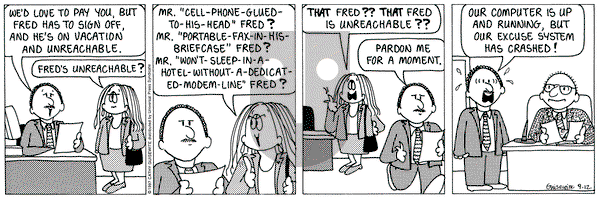 Cathy Classics on Friday September 12, 1997 Comic Strip