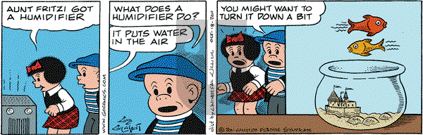 Nancy on Tuesday October 18, 2011 Comic Strip