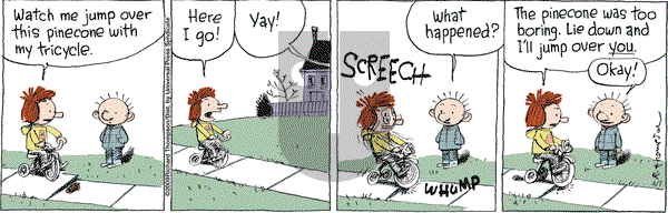 Cul de Sac on Tuesday April 7, 2009 Comic Strip