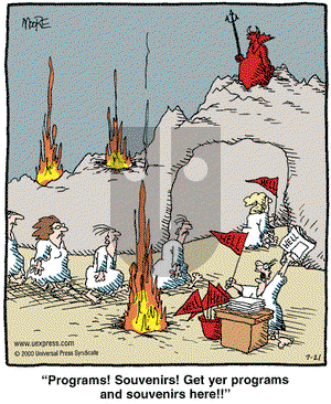 In the Bleachers on Friday July 21, 2000 Comic Strip