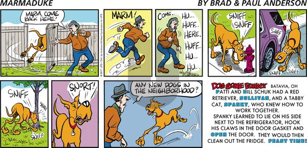 Marmaduke on Sunday April 2, 2017 Comic Strip