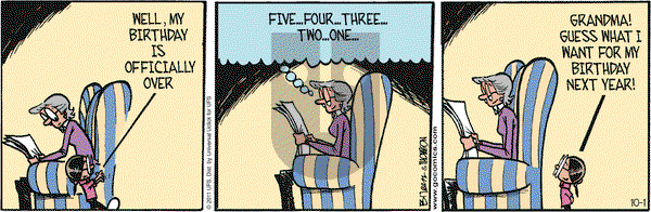Grand Avenue on Saturday October 1, 2011 Comic Strip