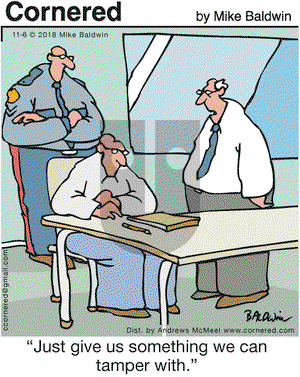 Cornered on Tuesday November 6, 2018 Comic Strip