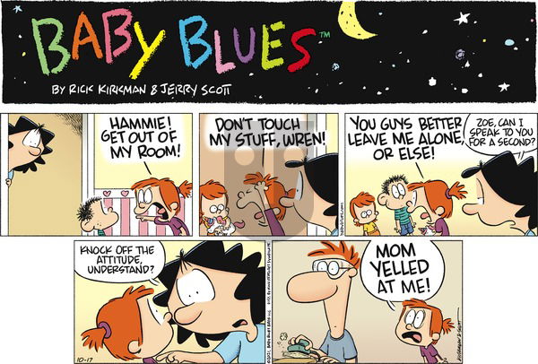 Baby Blues on Sunday October 17, 2021 Comic Strip