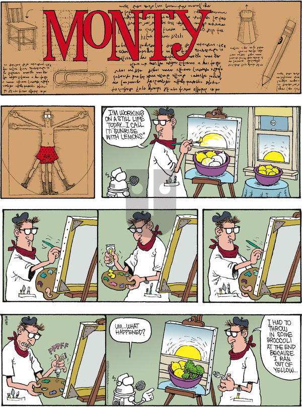 Monty on Sunday March 8, 2020 Comic Strip