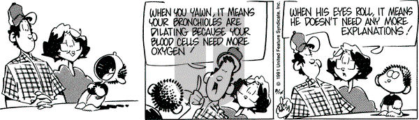 Rose is Rose on Wednesday August 14, 1991 Comic Strip