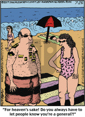 Close to Home on Tuesday July 25, 2017 Comic Strip