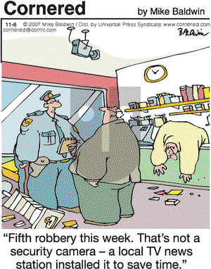 Cornered on Tuesday November 6, 2007 Comic Strip