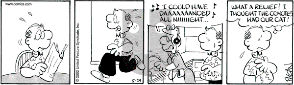 Drabble on Wednesday May 29, 2002 Comic Strip