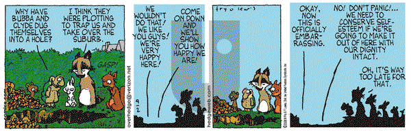Over the Hedge on Saturday September 2, 2006 Comic Strip