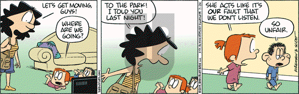 Baby Blues on Wednesday July 24, 2019 Comic Strip