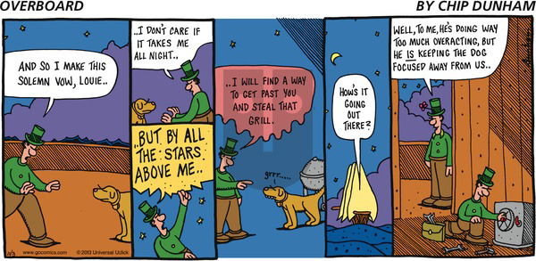 Overboard on Sunday November 3, 2013 Comic Strip