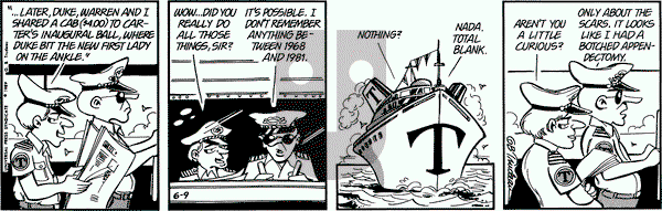 Doonesbury on Friday June 9, 1989 Comic Strip