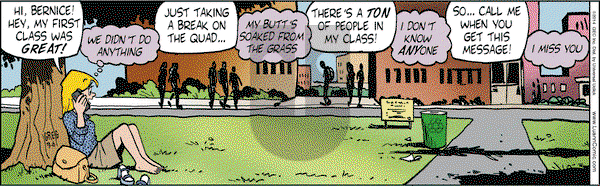 Luann on Saturday September 6, 2014 Comic Strip