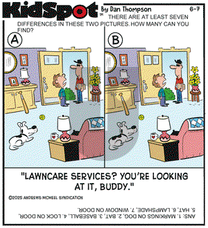 KidSpot on Saturday June 7, 2025 Comic Strip