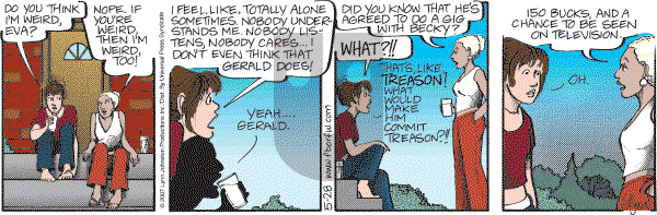 For Better or For Worse - Monday May 28, 2007 Comic Strip