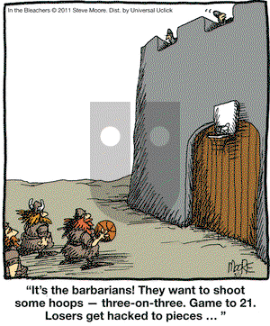 In the Bleachers on Friday March 11, 2011 Comic Strip