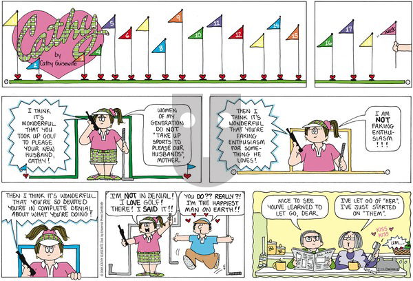 Cathy Classics on Sunday June 12, 2005 Comic Strip