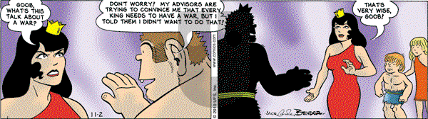 Alley Oop on Tuesday November 2, 2010 Comic Strip