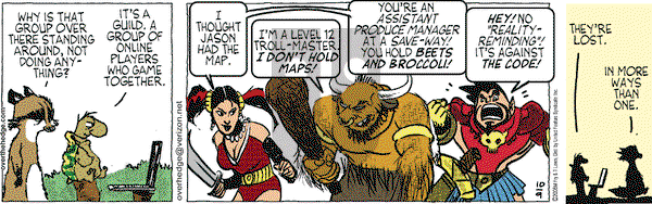 Over the Hedge on Thursday October 9, 2008 Comic Strip