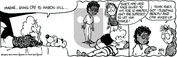 Luann on Saturday May 2, 1992 Comic Strip