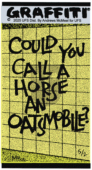 Graffiti on Friday May 2, 2025 Comic Strip