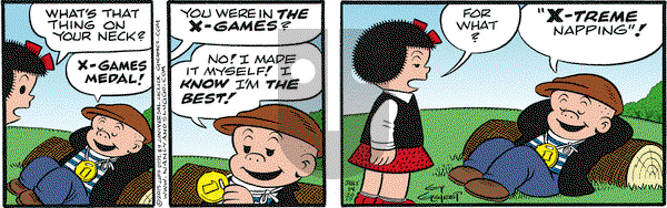 Nancy on Tuesday July 14, 2015 Comic Strip