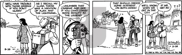 Alley Oop on Saturday September 28, 1968 Comic Strip