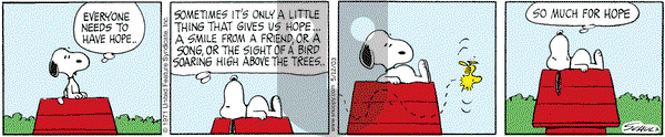 Peanuts on Monday May 12, 2003 Comic Strip