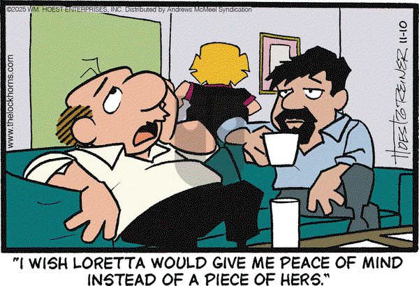 The Lockhorns on Monday November 10, 2025 Comic Strip