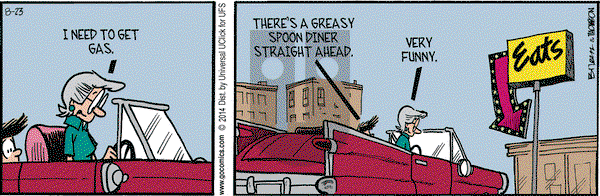 Grand Avenue on Saturday August 23, 2014 Comic Strip