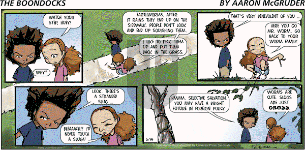 The Boondocks on Sunday December 15, 2013 Comic Strip