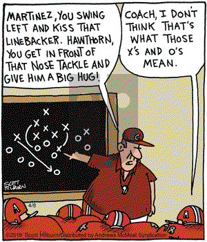 The Argyle Sweater on Monday April 8, 2019 Comic Strip