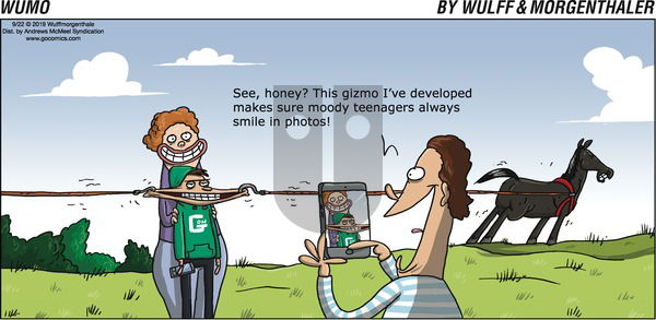 WuMo on Sunday September 22, 2019 Comic Strip