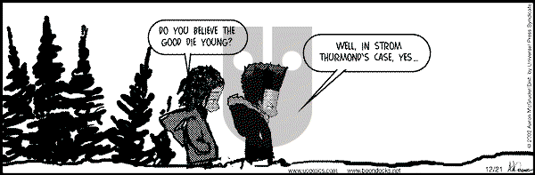 The Boondocks - Saturday December 21, 2002 Comic Strip