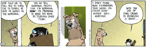 Get Fuzzy on Wednesday February 8, 2006 Comic Strip