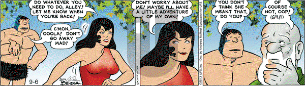 Alley Oop on Thursday September 6, 2018 Comic Strip