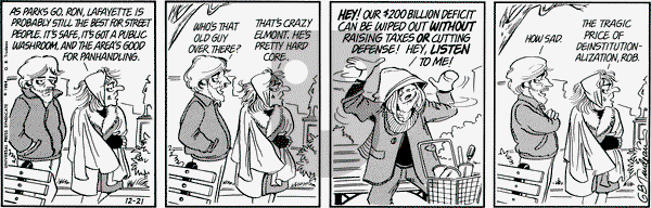 Doonesbury on Friday December 21, 1984 Comic Strip