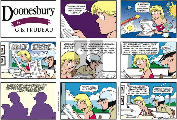 Doonesbury on Sunday August 31, 1997 Comic Strip