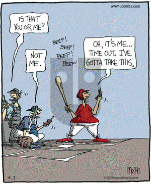 In the Bleachers on Wednesday September 7, 2005 Comic Strip