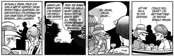 Doonesbury - Saturday October 26, 1996 Comic Strip