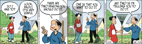 Baldo on Monday August 26, 2019 Comic Strip